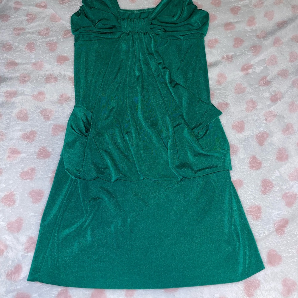 mini green dress